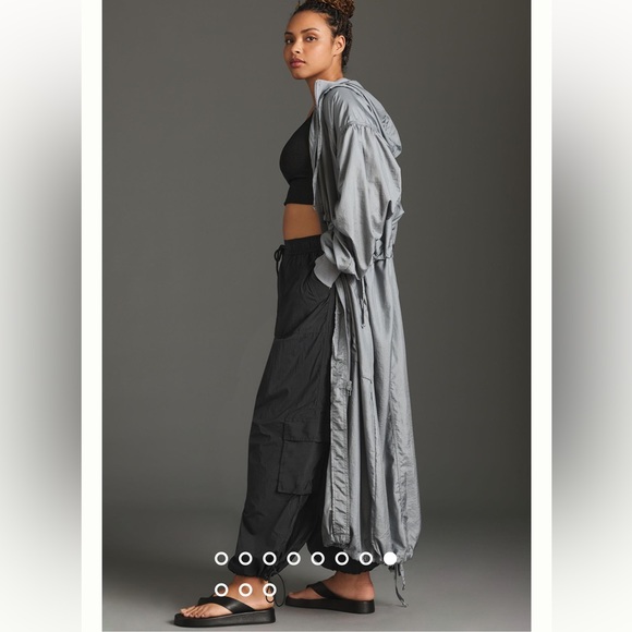 Anthropologie lightweight drawstring jacket - Picture 4 of 8